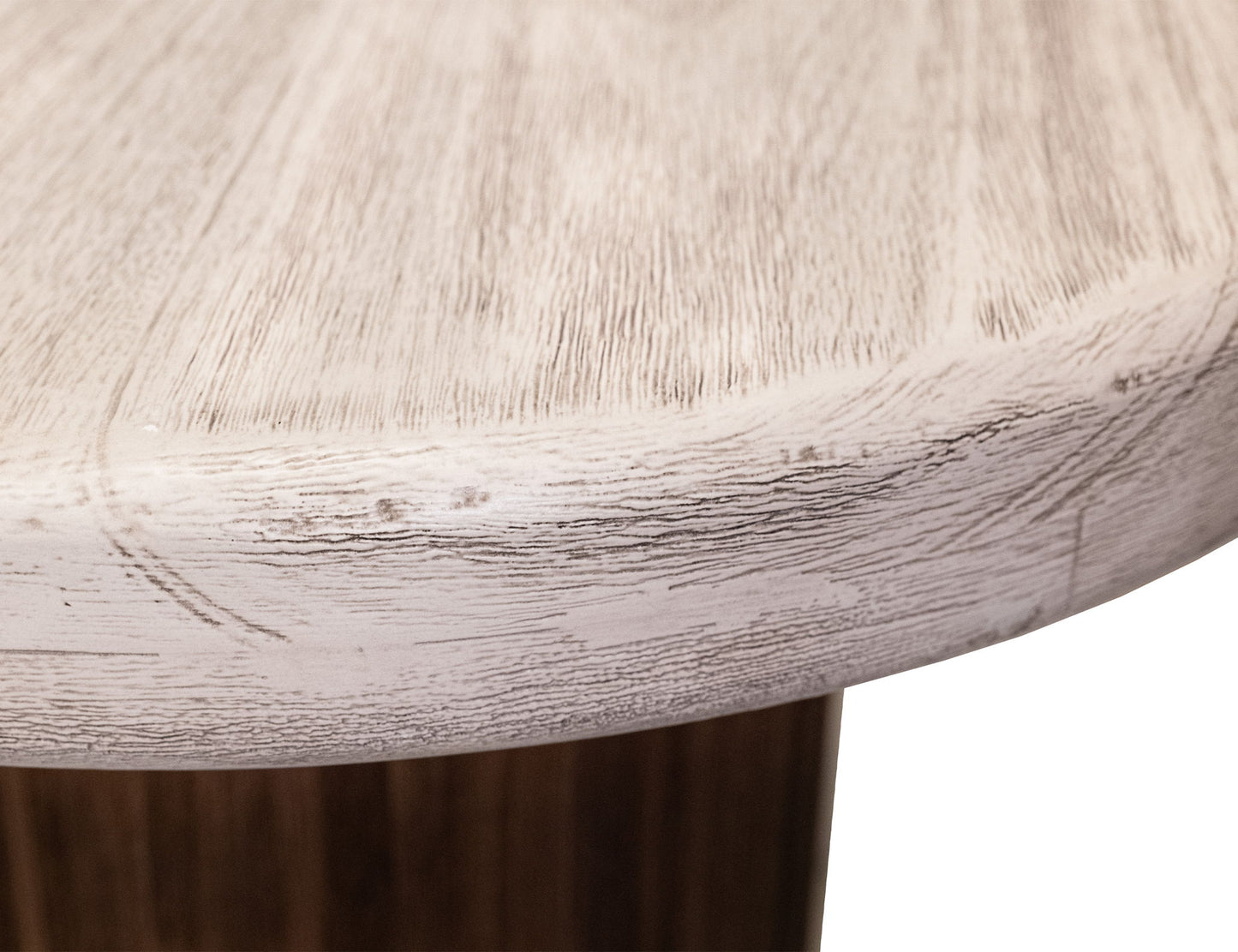 Sahara - End Table - Light Cream / Brown Caramel