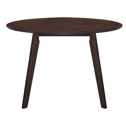 Tioga - 47" Round Table - Brown Cherry