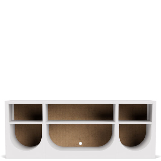 Rosalie - Media Console - White Caps / Hemlock