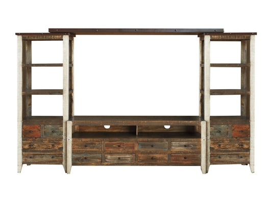 Antique - Wall Unit - Multicolor / Brown
