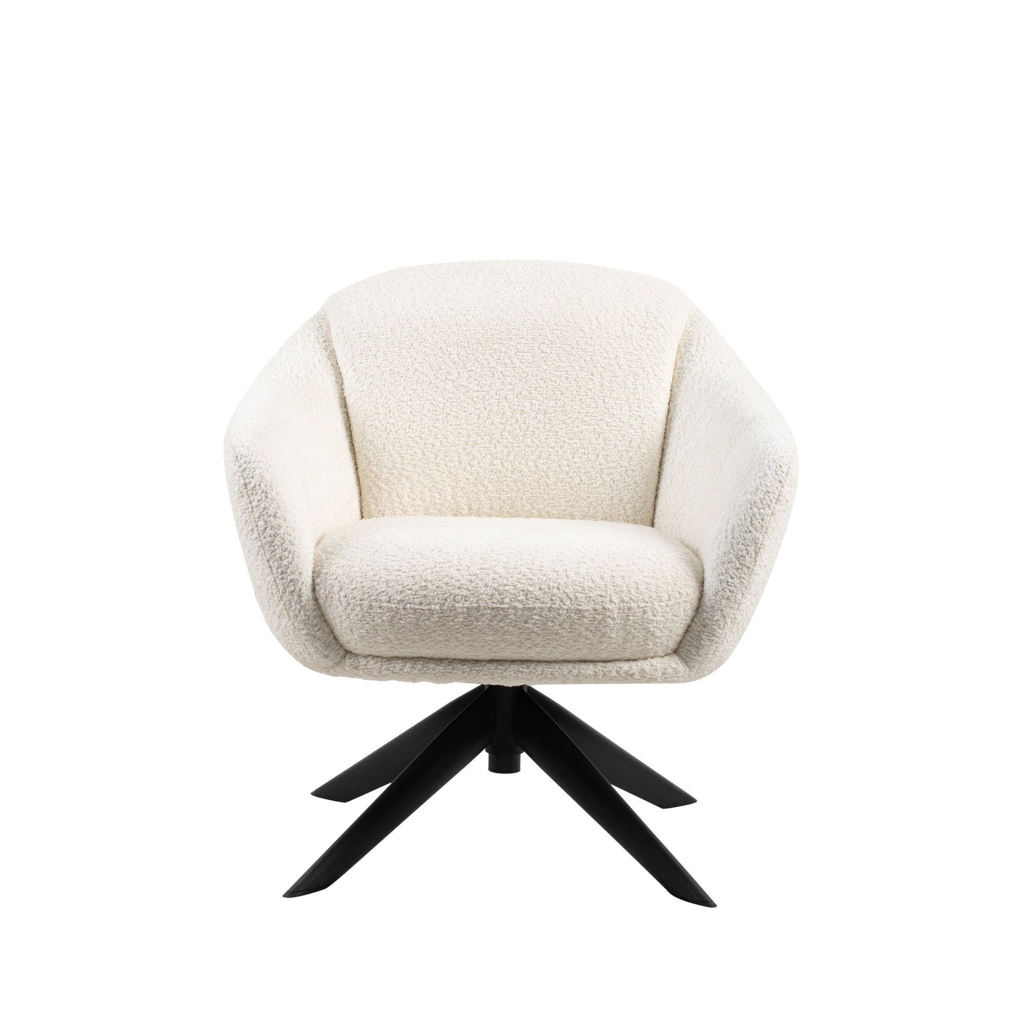 Fleming - Boucle Swivel Lounge Chair