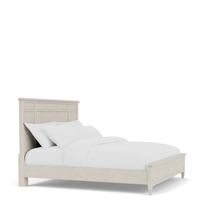 Carmella - King Panel Bed - Pebble Oak