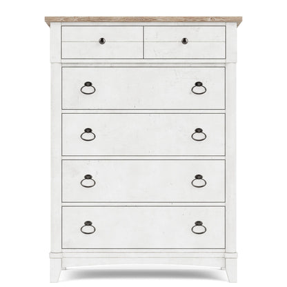 Maddox - Five Drawer Chest - White