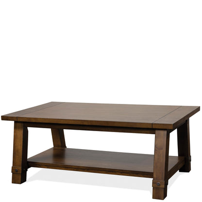 Windridge - Angled Leg Coffee Table - Sagamore Burnished Ash