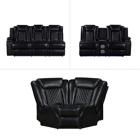 Orion II - 3 Piece Reclining Sectional
