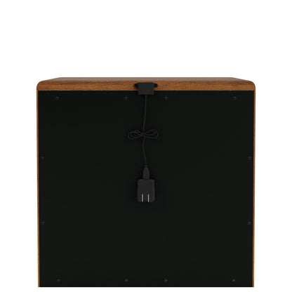 Elsie - 2 Drawer Nightstand - Dark Brown