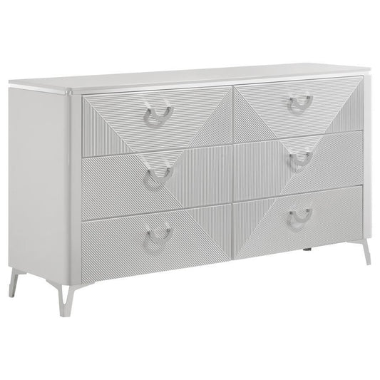 Cassia - 6-Drawer Bedroom Dresser Cabinet