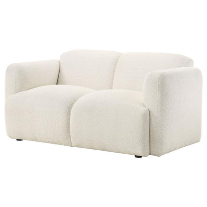 Dorset - Fabric Upholstered Round Track Arm Loveseat