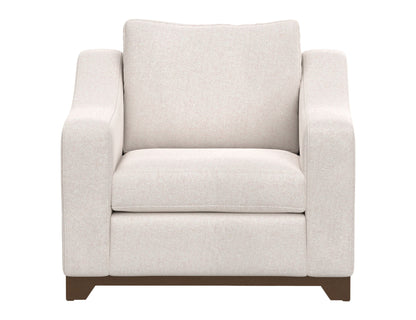 Natural Parota - Armchair - Mink Withe
