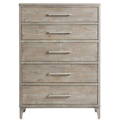 Intrigue - Five Drawer Chest - Hazelwood