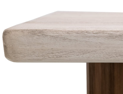 Sahara - Square Cocktail Table - Light Cream / Brown Caramel