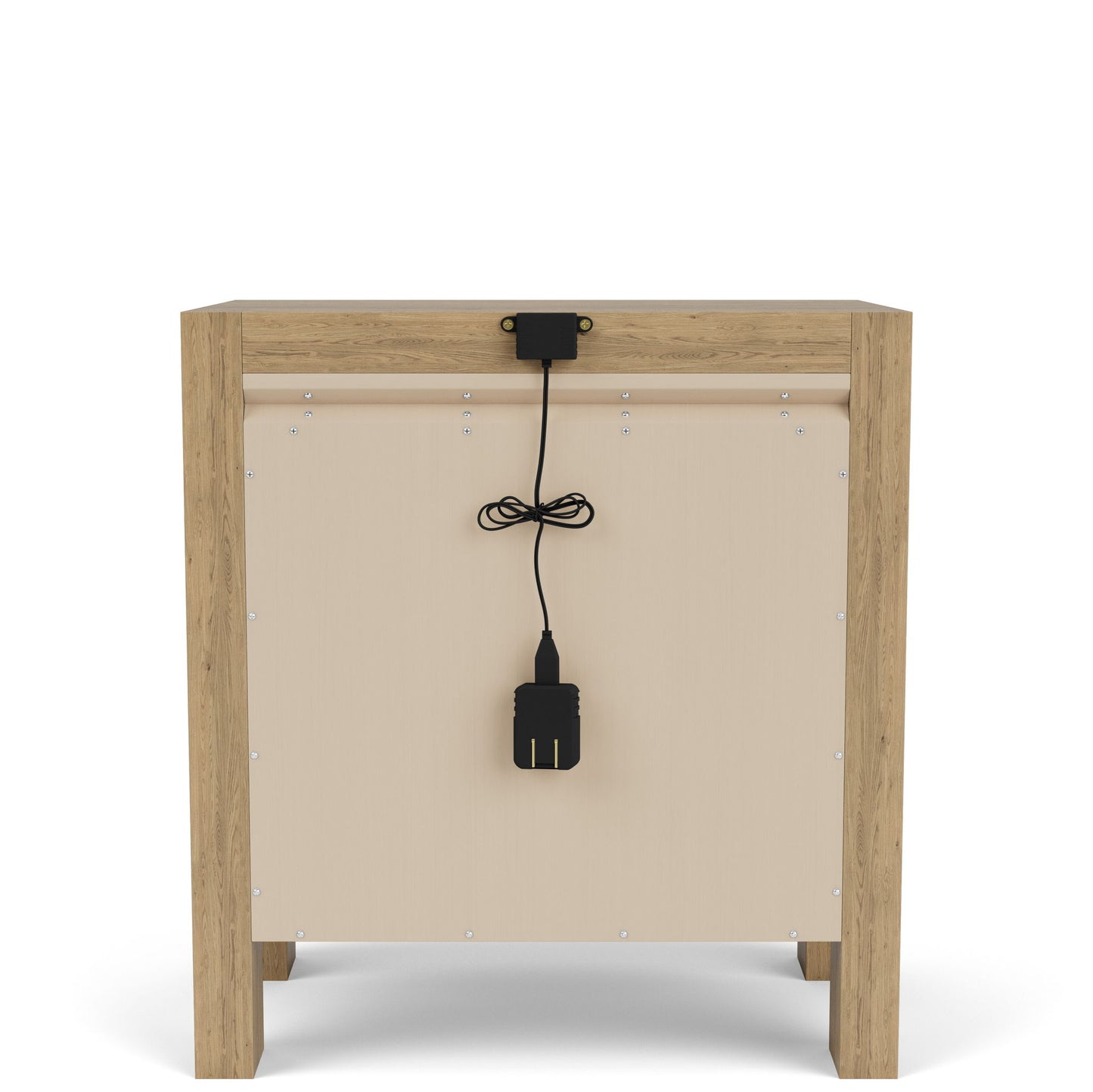 Davie - Wood One Drawer Nightstand - Light Brown