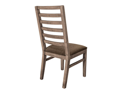 Balam - Upholstered Seat Wooden Chair (Set of 2) - Ivory White