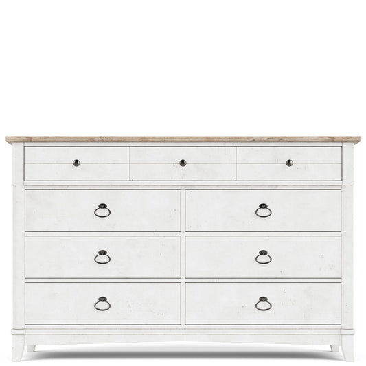 Maddox - Nine Drawer Dresser - White