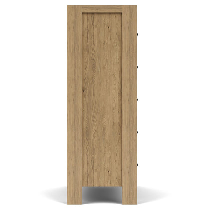 Davie - Five Drawer Chest - Light Brown