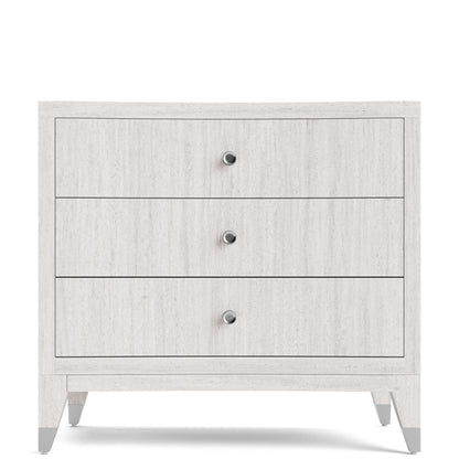 Hepburn - Three Drawer Nightstand - White