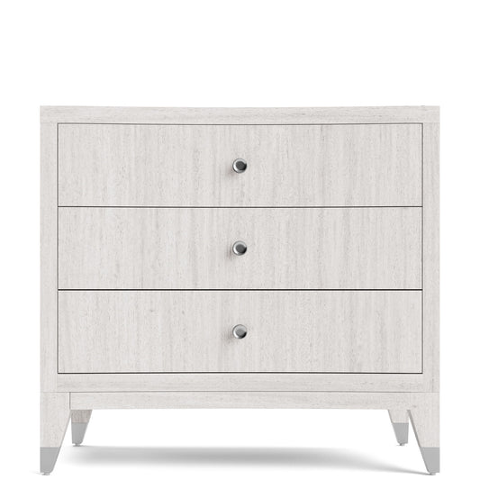 Hepburn - Three Drawer Nightstand - White