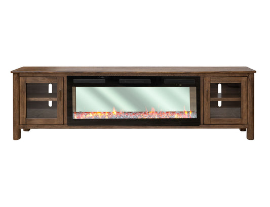 Olimpia - Electric Fireplace - Towny Brown