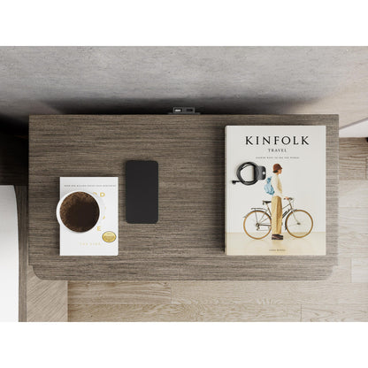 Sariel - Three Drawer Nightstand - Dark Brown