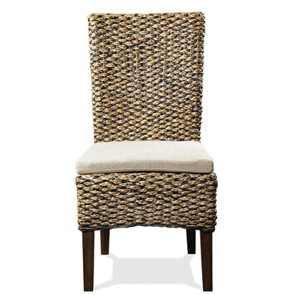 Mix-N-Match Chairs - Woven Side Upholstered Chair (Set of 2) - Hazelnut