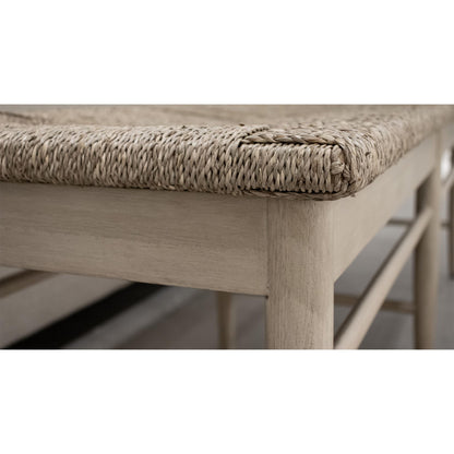 Laguna - Rush Seat Dining Bench - Beige
