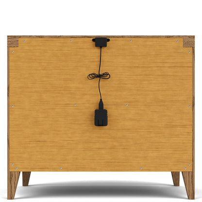 Halbrooke - Three Drawer Nightstand - Light Brown