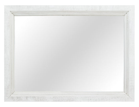 Stoa - Mirror - White / Brown