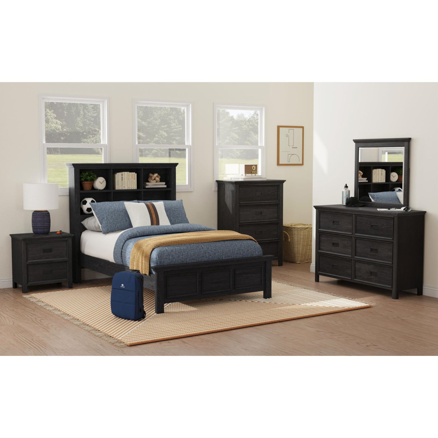 Hampton Kids - Bookcase Bed