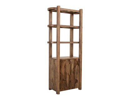 Balam - Pier With 2 Door And 3 Shelf - Light Brown