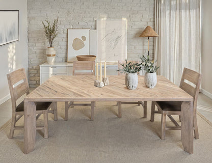 White Teak - Table - Ivory White