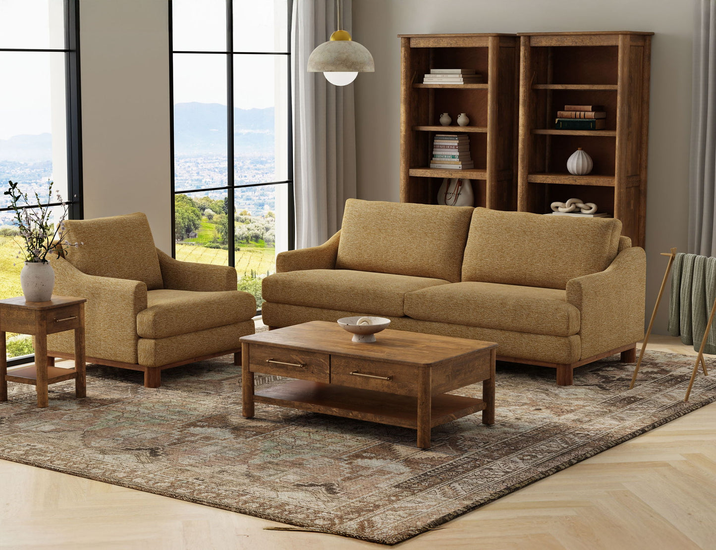 Olimpia - Sofa - Capuccino Brown