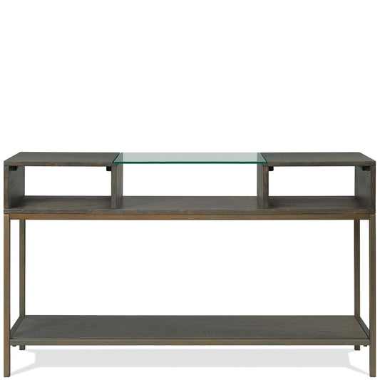 Hyde - Rectangular Console Table - Dark Brown