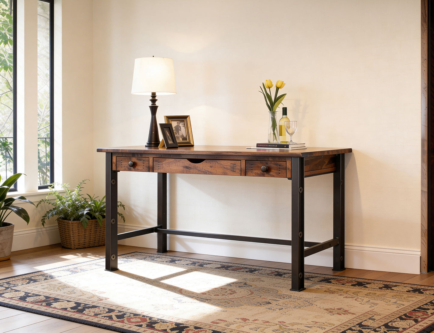 Parota - Desk - Cinnamon Brown