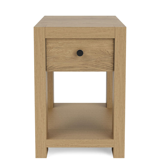 Davie - Chairside Table - Light Brown