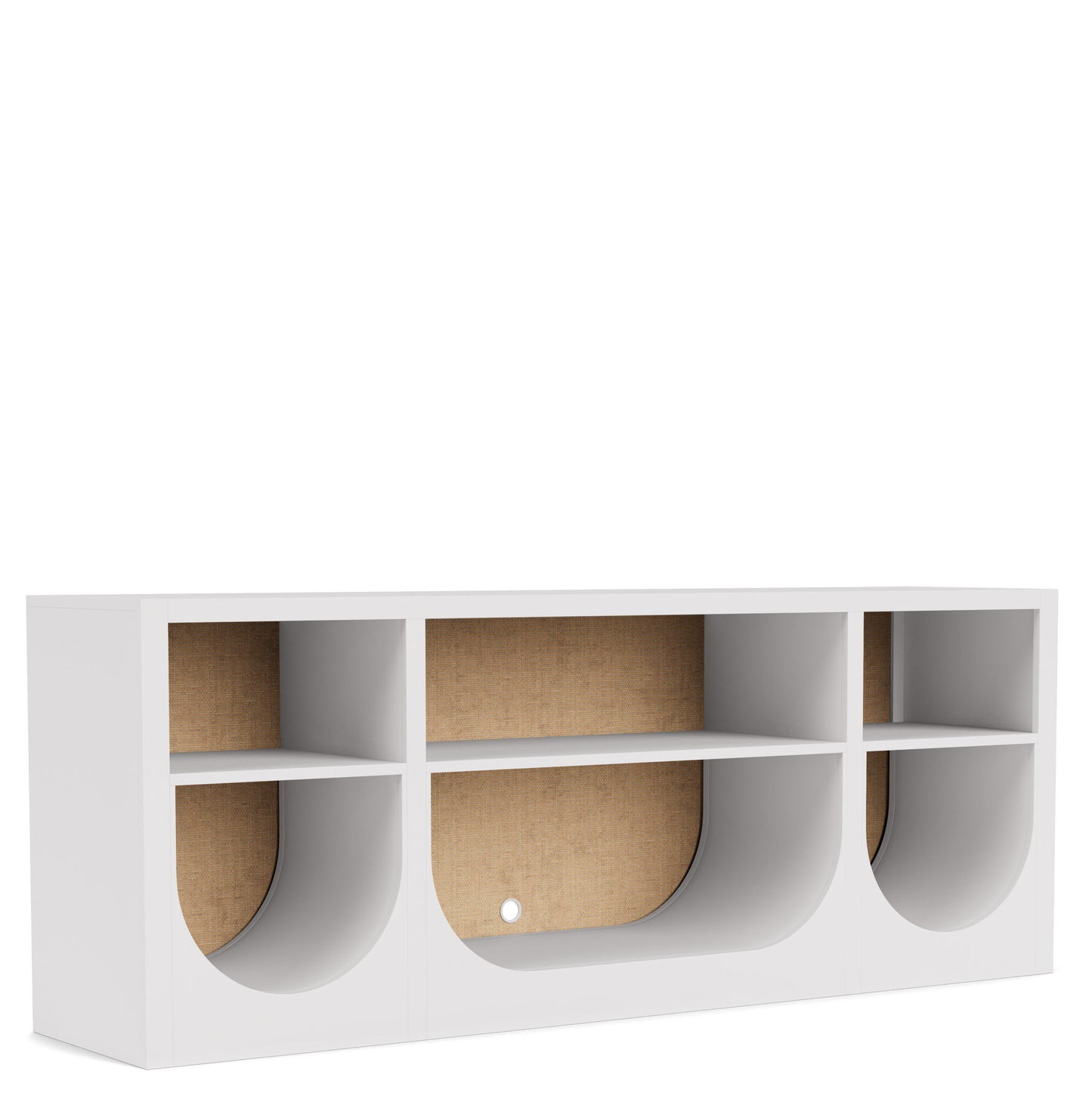 Rosalie - Media Console - White Caps / Hemlock