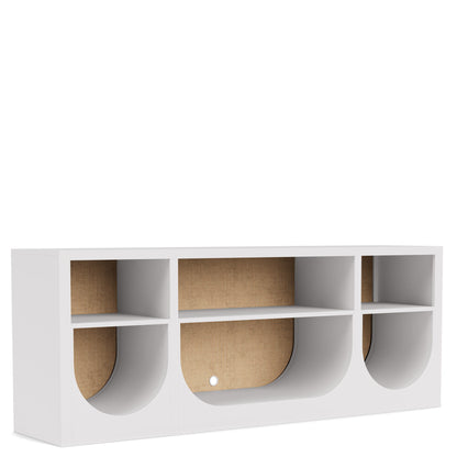 Rosalie - Media Console - White Caps / Hemlock