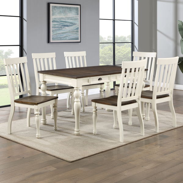 Joanna - Dining Set With Two Tone Table