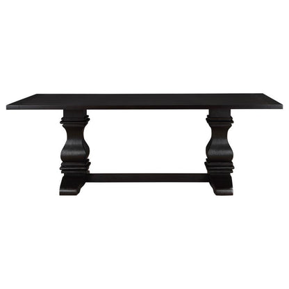 Parkins - Rectangular Dining Table - Rustic Espresso