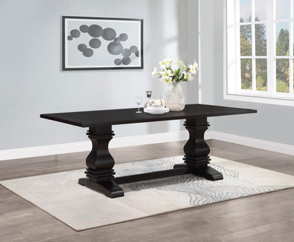 Parkins - Rectangular Dining Table - Rustic Espresso