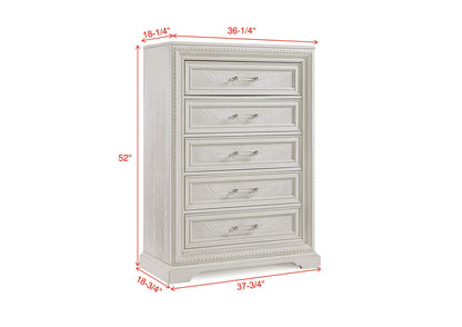 Alexandria - Accent Chest - White