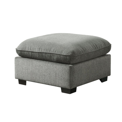 Deville - Modular Ottoman - Nova Gray