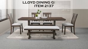 Lloyd - Bench - Brown / Gray