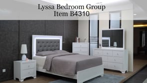 Lyssa - Bedroom Set - Oat / Frost